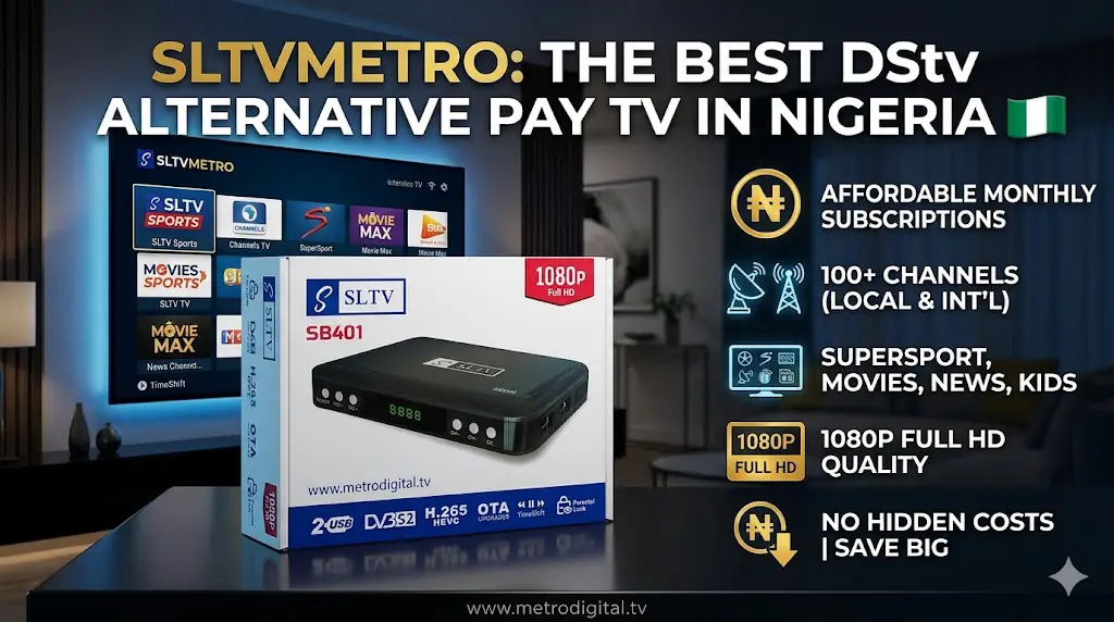Sltv the best DStv alternative in Nigeria